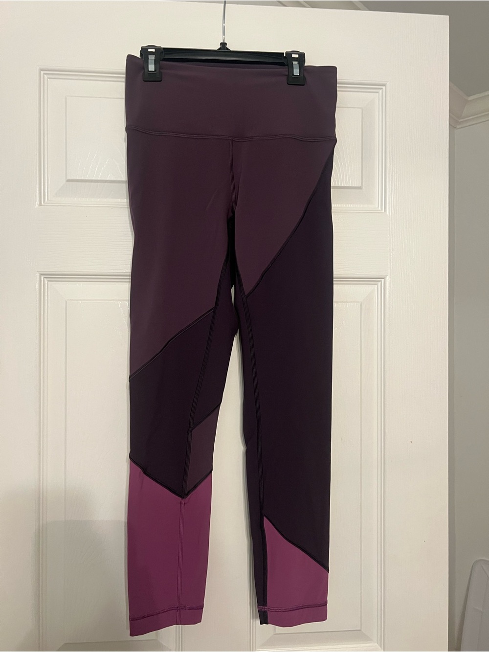 lululemon athletica Colorblock Purple & Pink Leggings